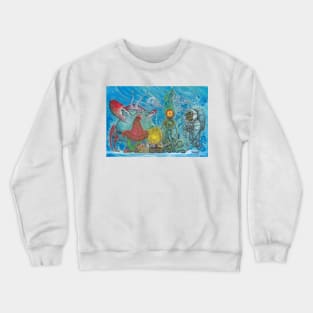 Spongerobert Strangepants and Friends Crewneck Sweatshirt